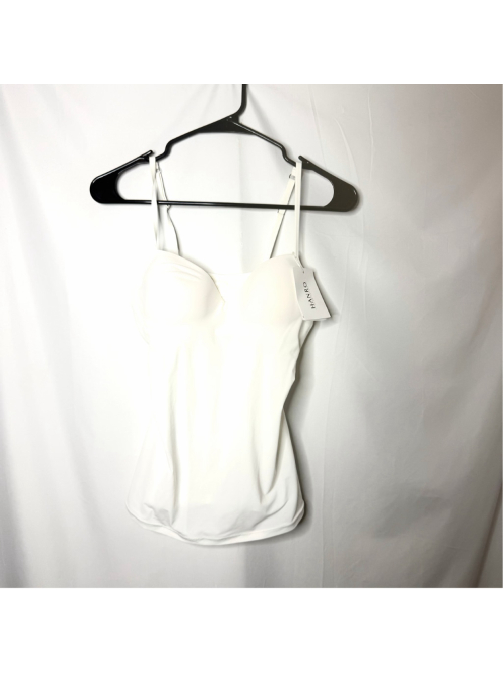 Women's Hanro Allure Padded Bra Camisole White Size 36A NEW with tags